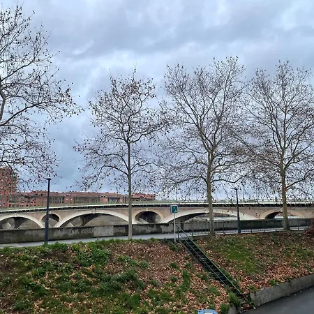 דירה T2 Cosy Avec Vue Pont Des Catalans-saint Cyprien טולוז